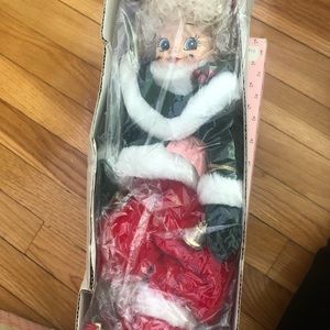 Porcelain Holiday Doll